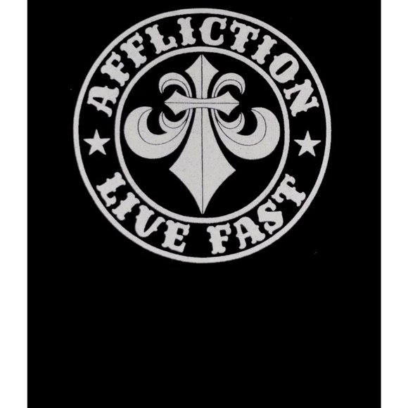 AFFLICTION KEEP THE DRIVE ALIVE Men's S/S T-SHIRT - Picture 4 of 6